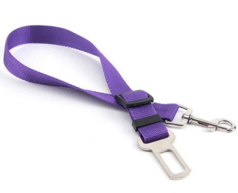 Pet Car Safety Harness – Adjustable Dog & Cat Seat Belt Strap for Secure Travel, Driving & Vehicle Protection