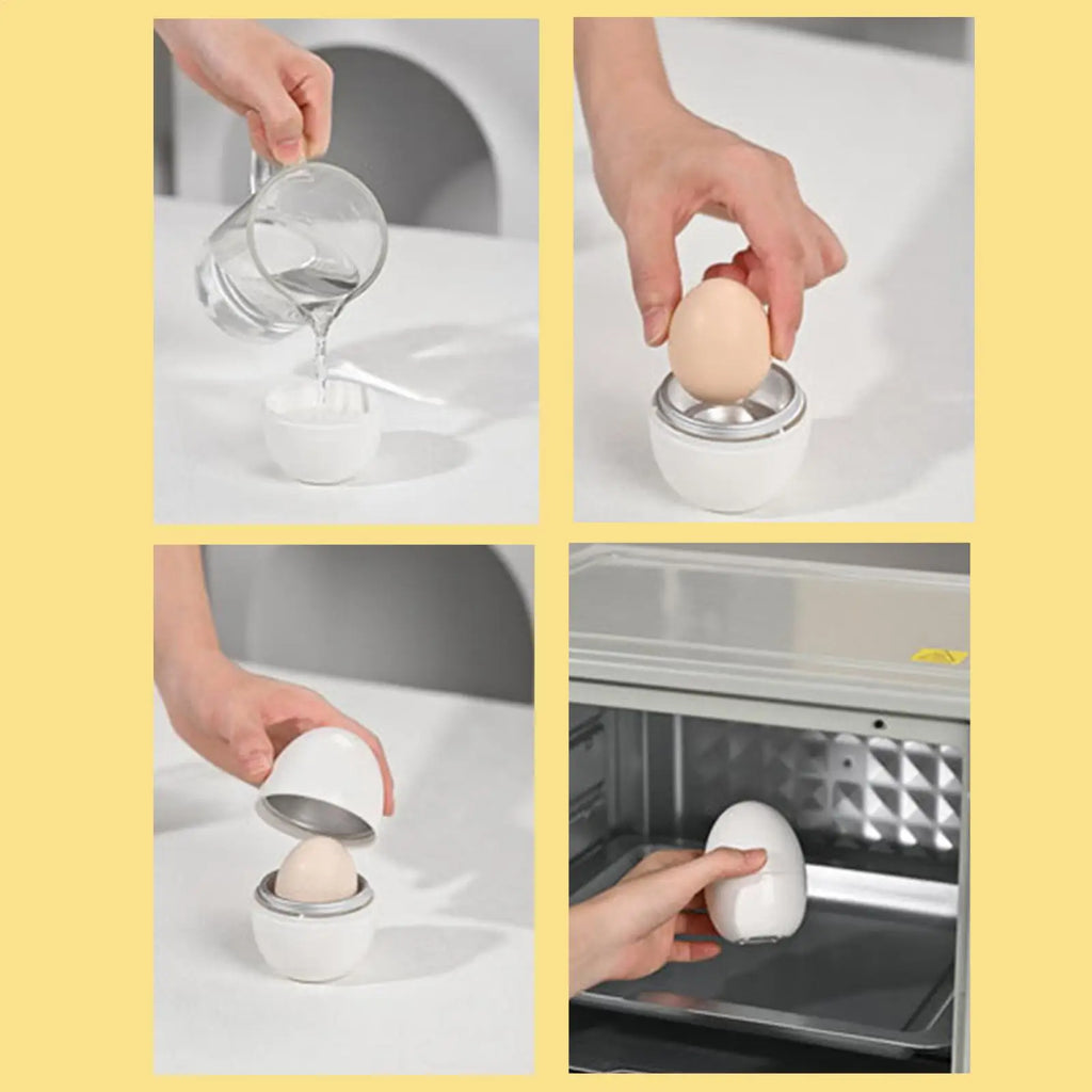 Microwave Egg Cooker – Fast Egg Boiler for Hard & Soft Boiled Eggs