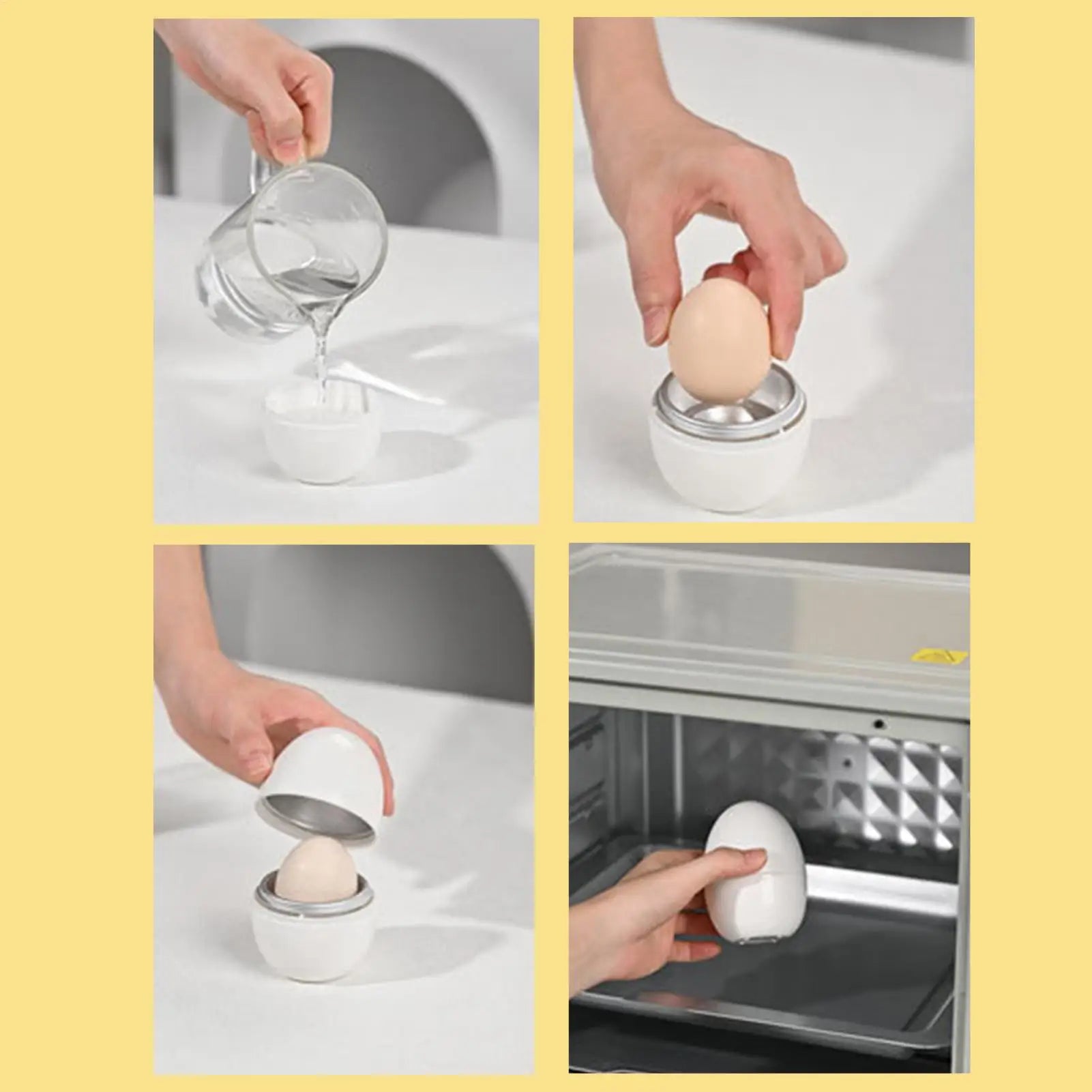 Microwave Egg Cooker – Fast Egg Boiler for Hard & Soft Boiled Eggs