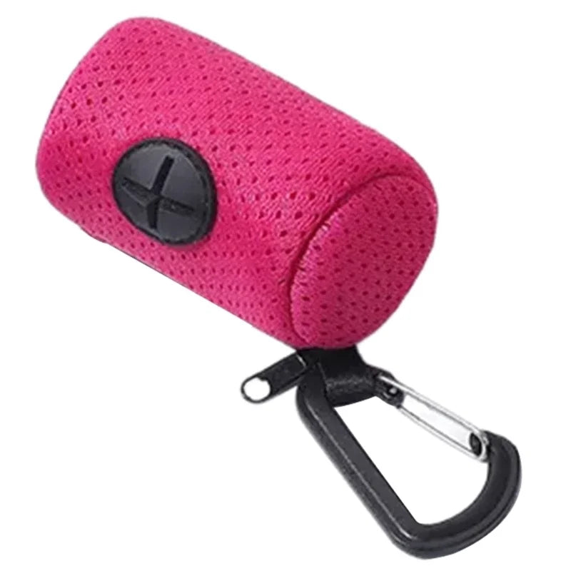 Soporte para bolsas de recogida de excrementos de perro Dispensador de bolsas de residuos para mascotas Herramienta de limpieza para excrementos de perro