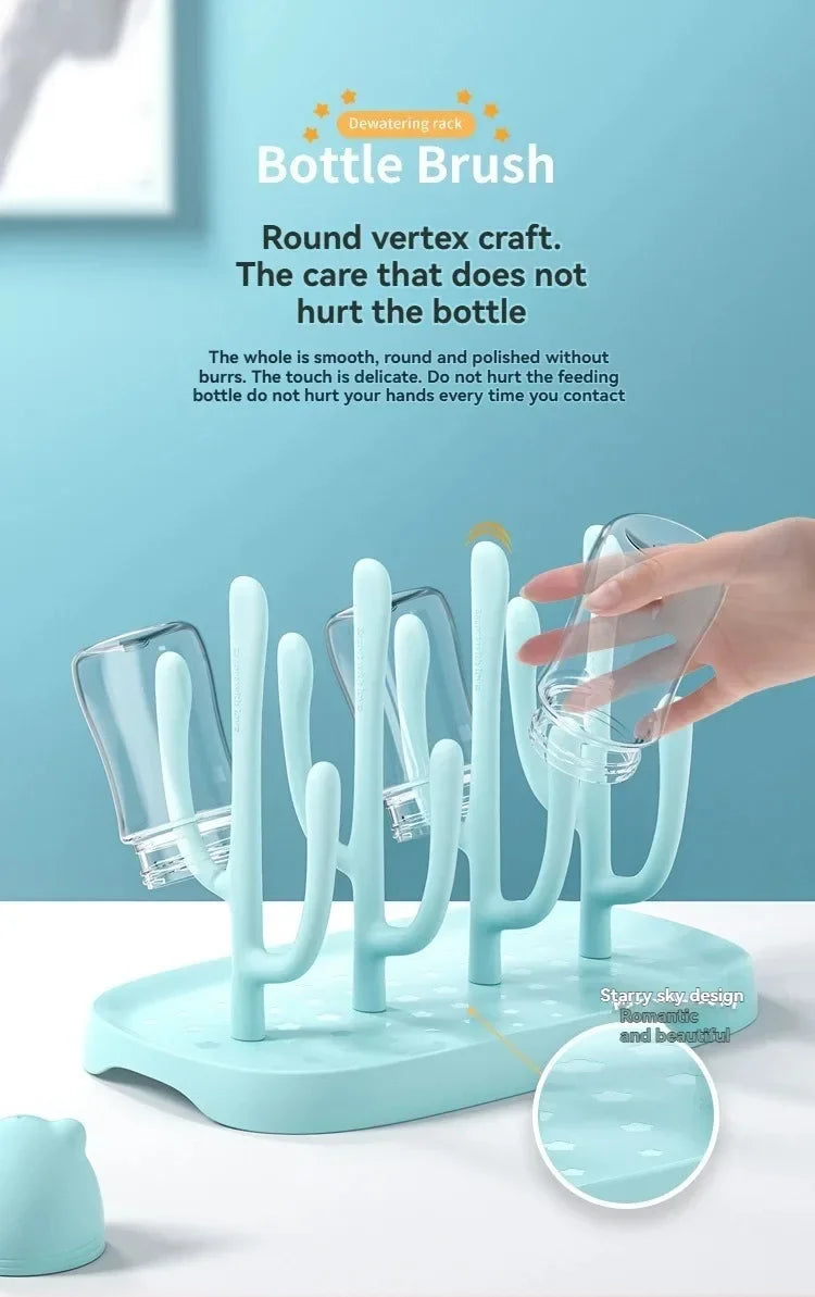 /Estante escurridor para biberones Estante de secado conveniente Estante escurridor colgante Estante de secado para tazas de agua de bebé Soporte