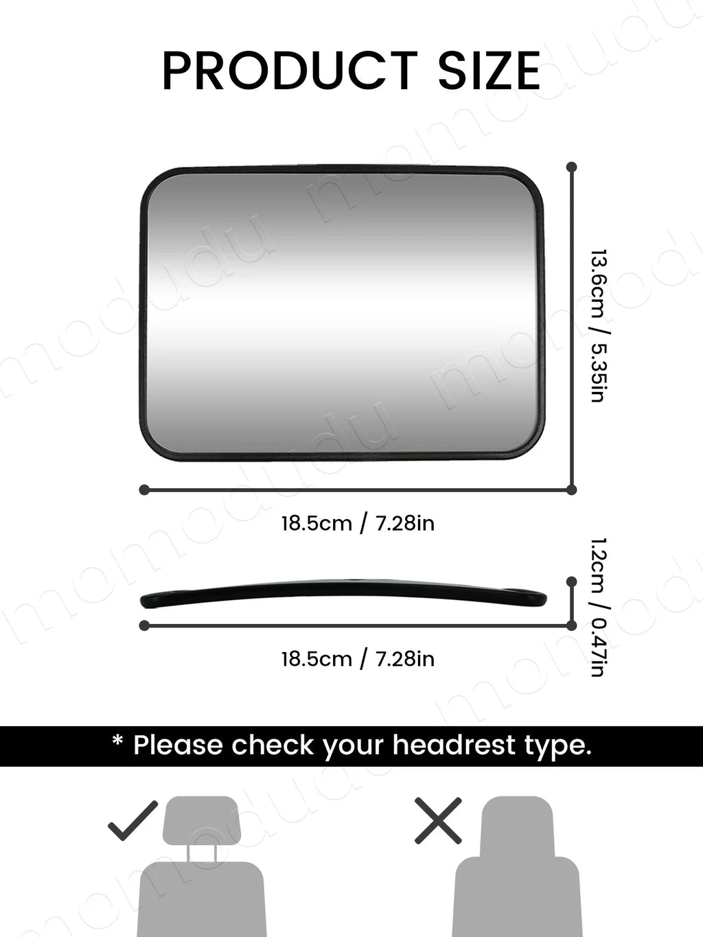 Baby Car Mirror for Rear-Facing Seats – Shatter-Resistant Rear Seat Safety Mirror with Universal Vehicle Fit
