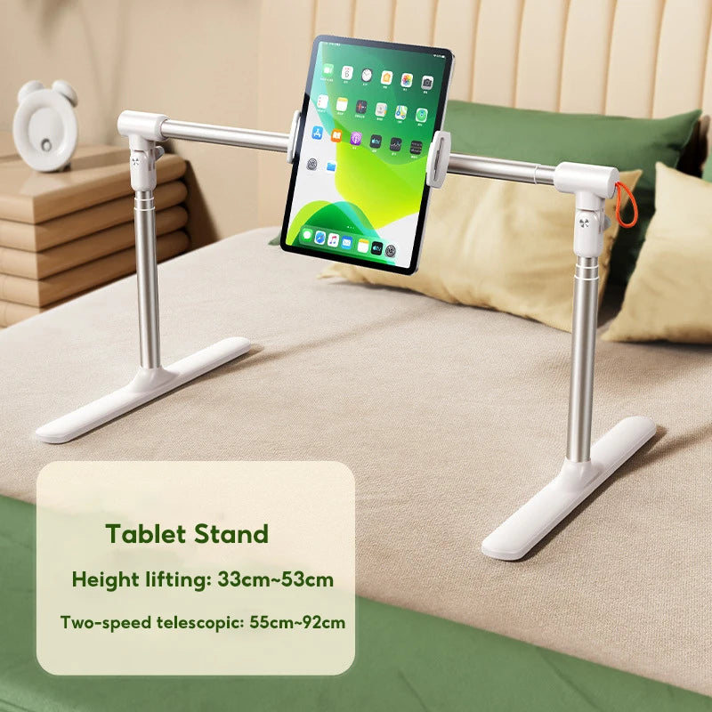 Adjustable Aluminum Tablet & Phone Stand – Foldable Desktop Holder for iPad, Tablets & Smartphones
