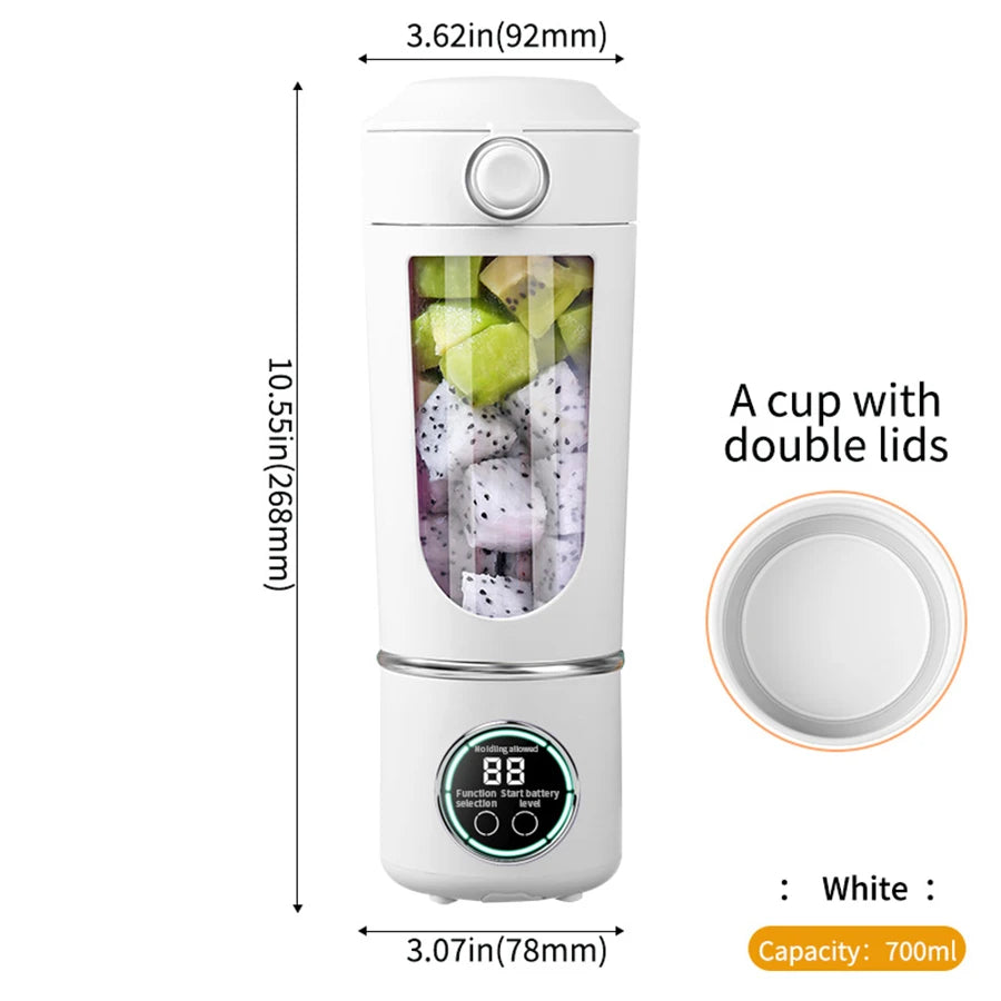 Portable Rechargeable Personal Blender for Smoothies & Milkshakes