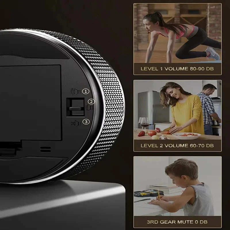 Temporizador de cocina magnético, digital, para ducha, estudio, cronómetro, LED, contador, alarma, recordatorio, manual, electrónico, cuenta regresiva