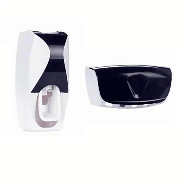 Wall-Mounted Toothbrush Holder Set with Automatic Toothpaste Dispenser & Cup