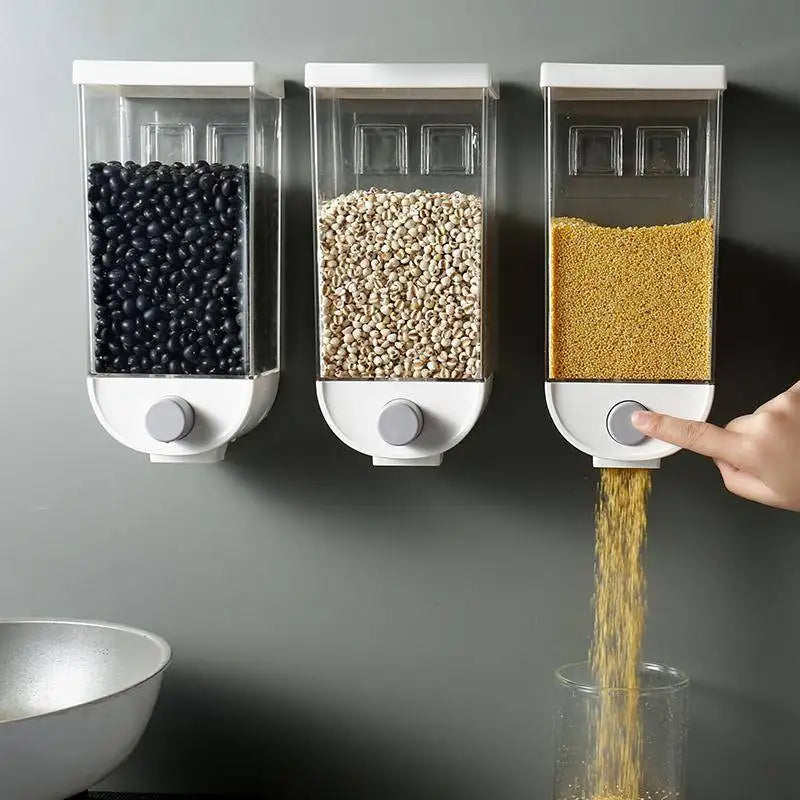 Kitchen Food Storage Dispenser Container for Cereal, Grains & Dry Food Organization