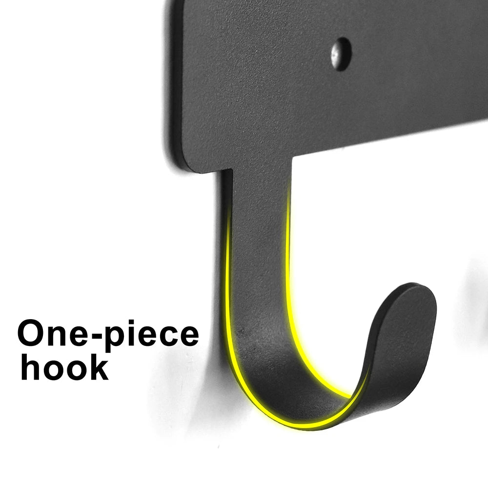 Dog Paw Wall Hook Rack – 5-Hook Metal Organizer for Leashes, Keys, Coats, Towels & Pet Accessories