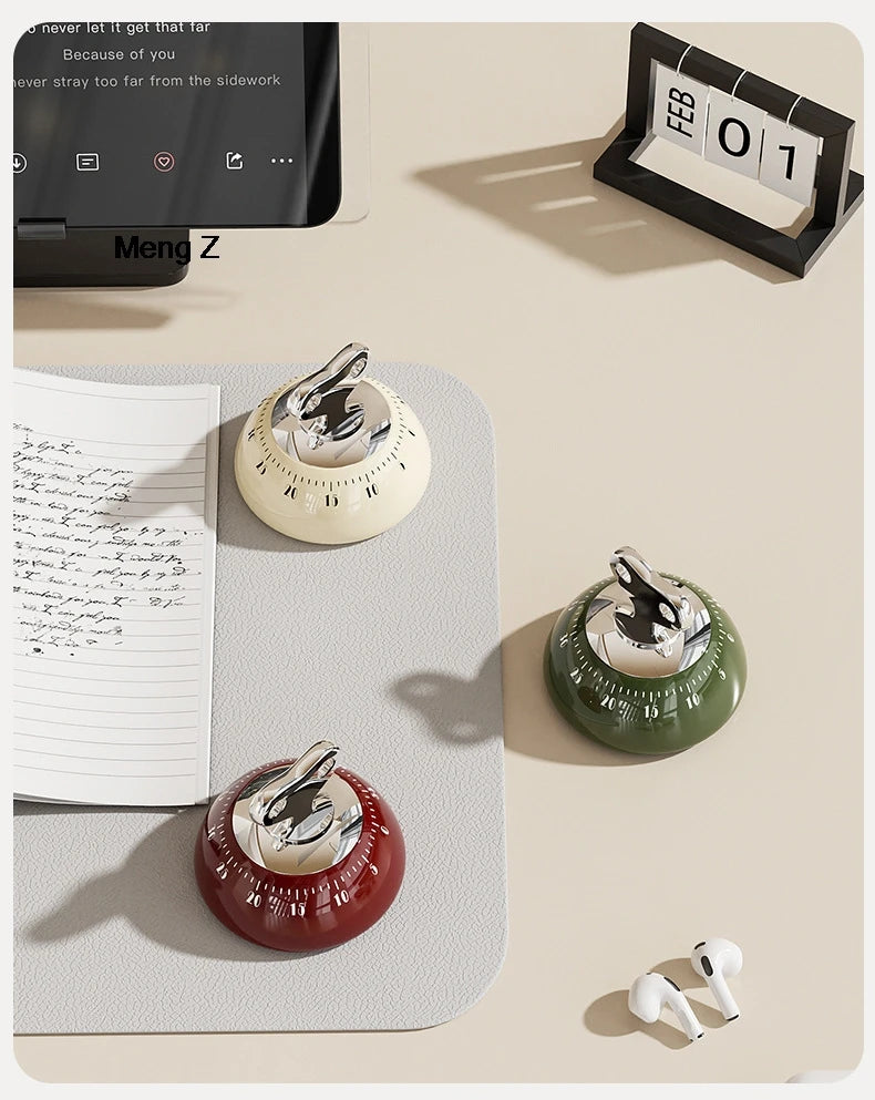Temporizador magnético de cocina Manual, Reloj despertador con cuenta regresiva, Temporizador digital mecánico de cocina, Cronómetro de estudio para cocinar y ducha