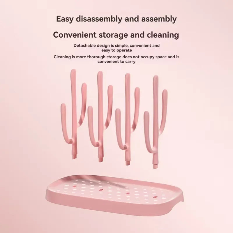 /Estante escurridor para biberones Estante de secado conveniente Estante escurridor colgante Estante de secado para tazas de agua de bebé Soporte