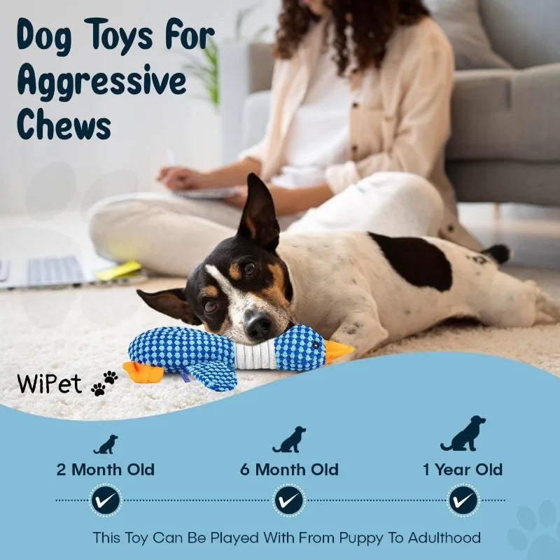 Plush Squeaky Pet Toy – Soft Interactive Toy for Dogs & Cats