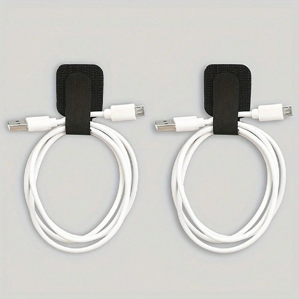 12-Pack Self-Adhesive Cable Clips – Cord Organizer for Home & Office