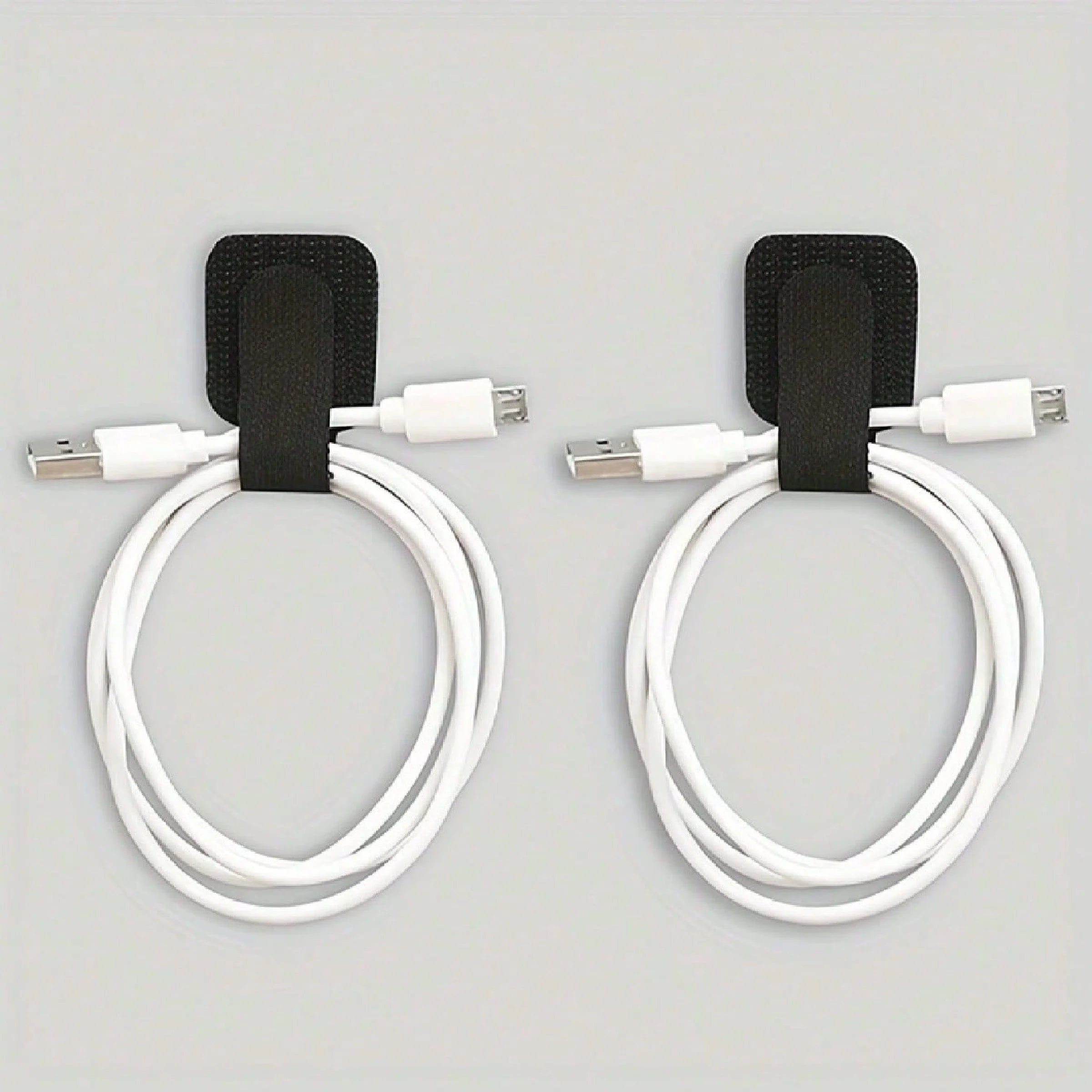 12-Pack Self-Adhesive Cable Clips – Cord Organizer for Home & Office