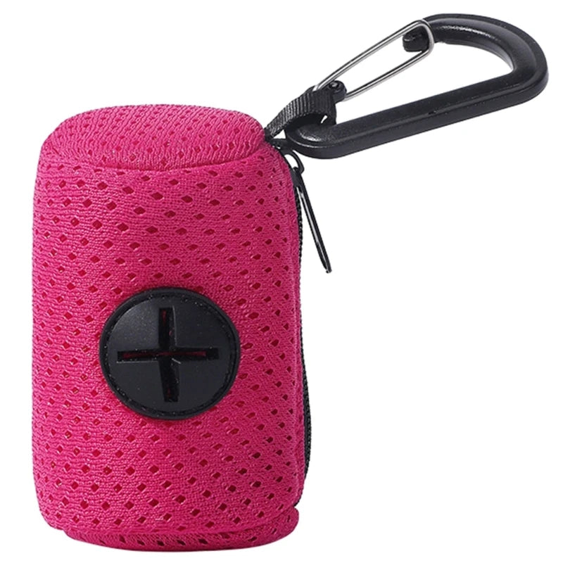 Dog Poop Bag Dispenser – Portable Pet Waste Bag Holder for Walks, Training & Outdoor Cleanup