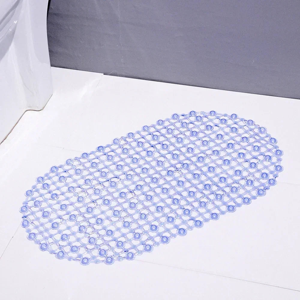 Non-Slip Bathtub & Shower Mat with Suction Cups – PVC Massage Bath Mat, Waterproof Bathroom Safety Rug (38 × 68 cm)