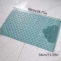 Non-Slip PVC Bath Mat – 34 × 68 cm Shower Safety Mat with Suction Cups & Massage Texture for Bathtub and Bathroom