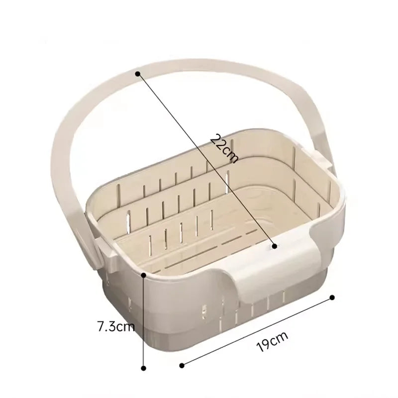 Colador de fregadero plegable y expandible colgante, cesta de filtro para residuos de alimentos y frutas, colador de fregadero ahorrador de espacio para cocina doméstica