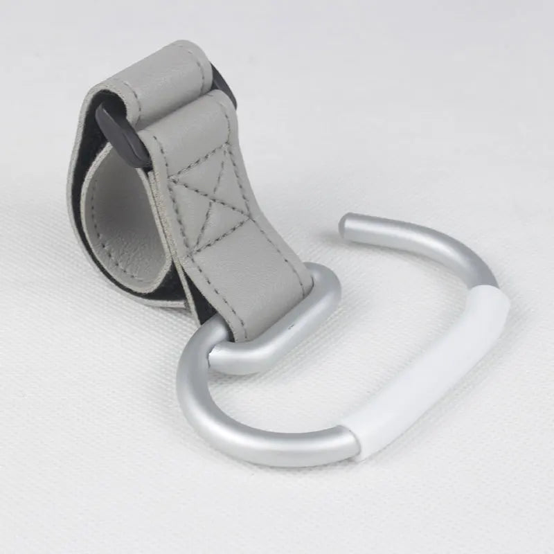 Baby Stroller Hook – Universal PU Organizer Hook for Diaper Bags, Shopping Bags & Stroller Accessories