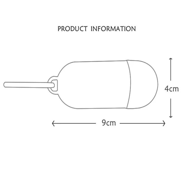 Portable Pet Waste Bag Dispenser – Bullet-Shaped Poop Bag Holder for Dog Walking & Outdoor Cleanup