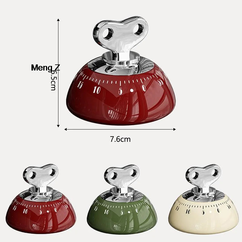 Temporizador magnético de cocina Manual, Reloj despertador con cuenta regresiva, Temporizador digital mecánico de cocina, Cronómetro de estudio para cocinar y ducha