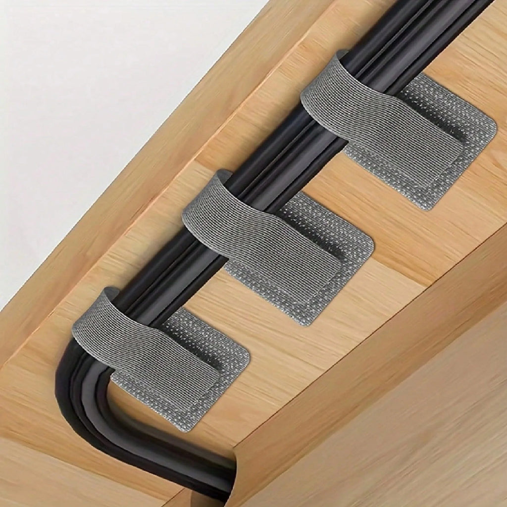 12-Pack Self-Adhesive Cable Clips – Cord Organizer for Home & Office