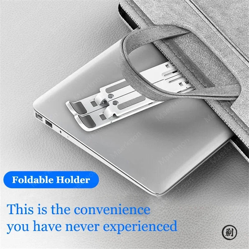 Foldable Adjustable Laptop Stand for 10–15 Inch Laptops & Tablets