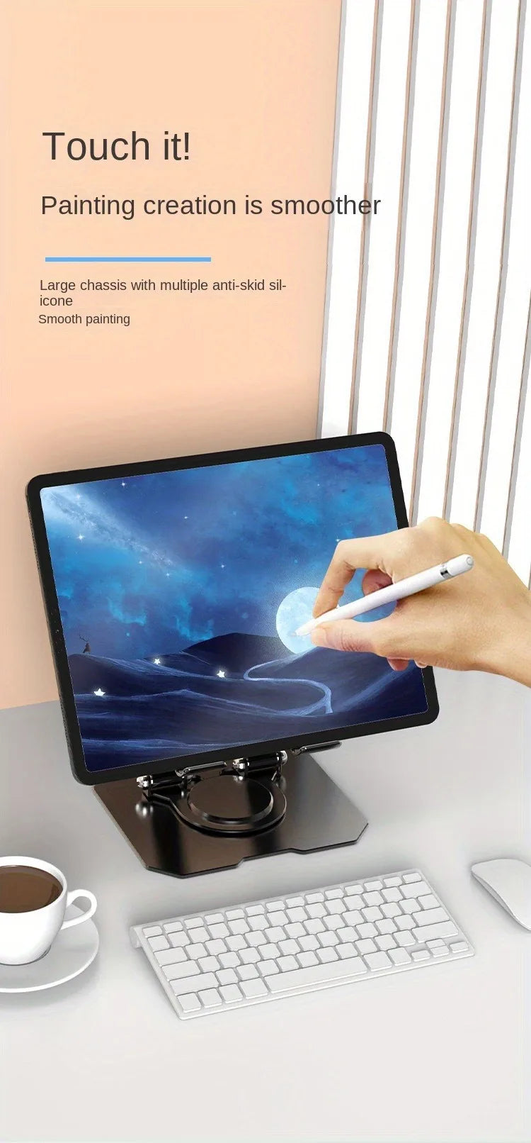 360° Rotating Adjustable Tablet & Phone Stand
