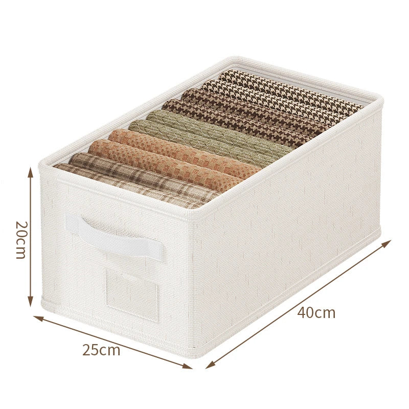 Drawer Clothing Organizer Box – Foldable Fabric Storage Divider for Underwear, Socks, Panties & Wardrobe Organization