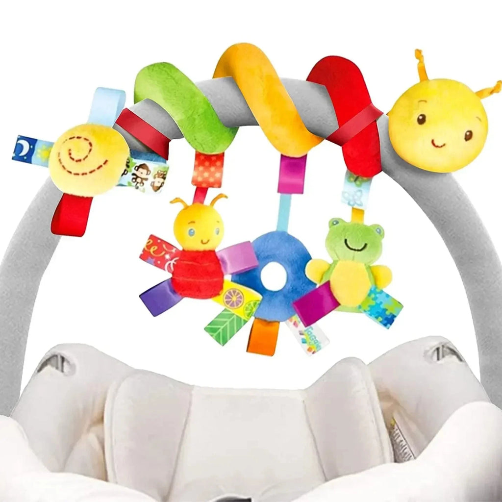 Juguetes colgantes para cuna de bebé, sonajeros, asiento de coche, juguetes blandos, móviles, cochecito, cuna, juguete espiral, cochecito, muñecos colgantes para bebés, regalo para recién nacidos