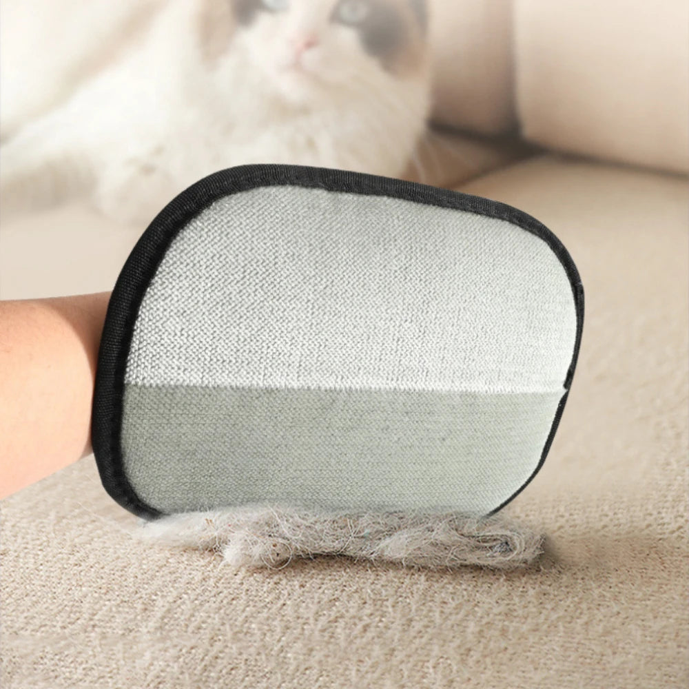 Guantes de aseo para mascotas, cepillo quitapelos, guante de limpieza para gatitos, eliminador de pelo de perro y gato de sofás, alfombras, ropa, accesorios para mascotas