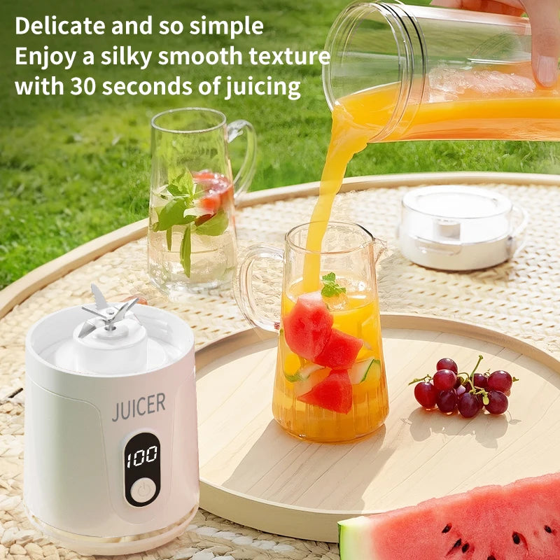Vaso Licuadora Portátil, Licuadora Eléctrica USB, Mini Licuadora, Licuadora Portátil para Batidos y Smoothies