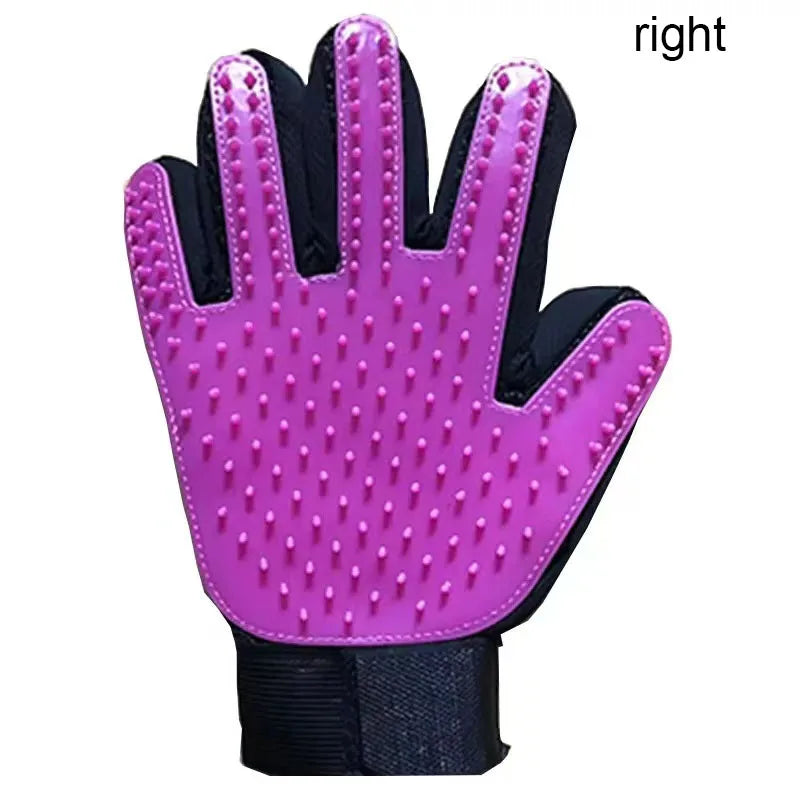 Guante quitapelos para mascotas, peine, guante de limpieza para perros y gatos, para deshedding, cepillo de masaje, suministros para animales, accesorios para gatos