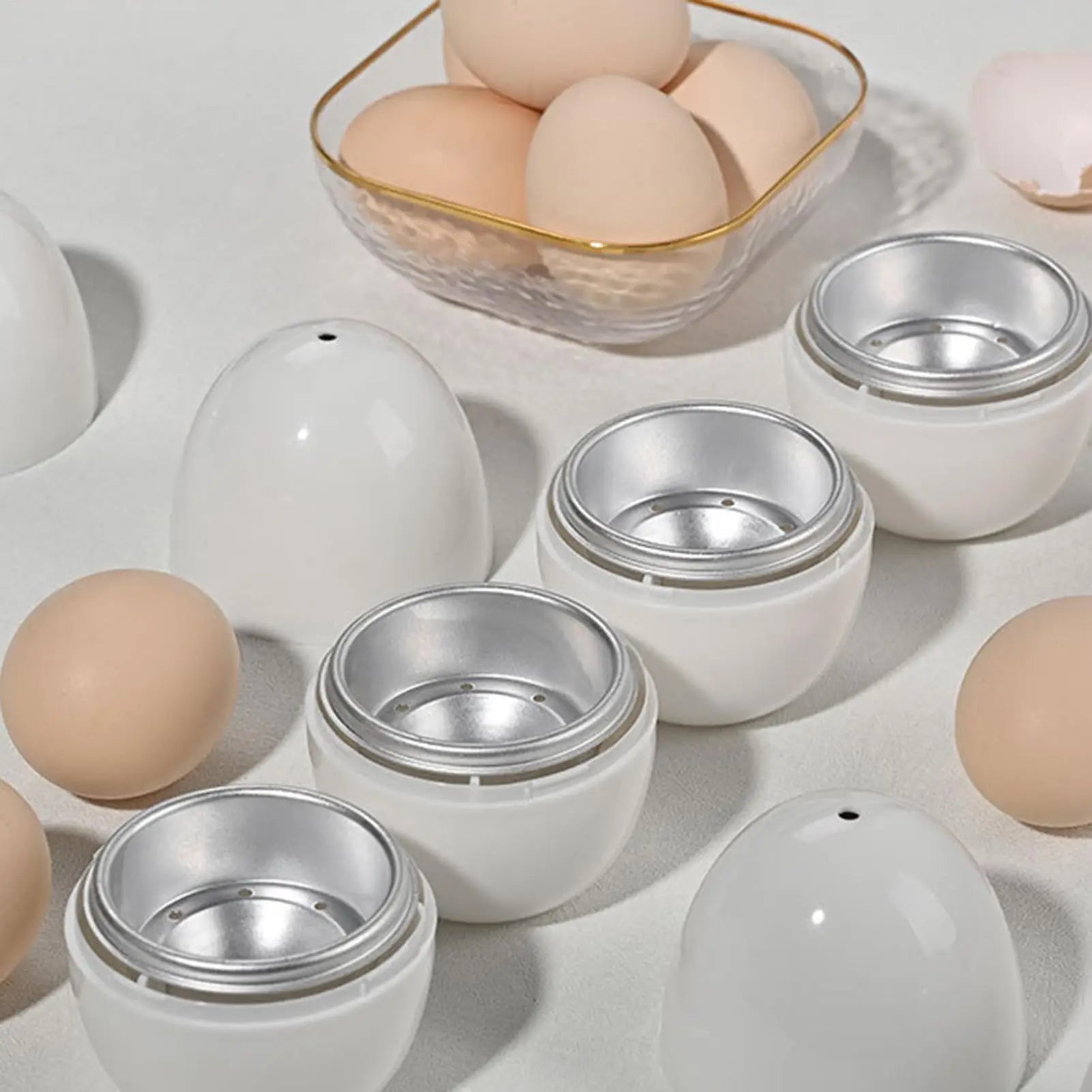 Microwave Egg Cooker – Fast Egg Boiler for Hard & Soft Boiled Eggs