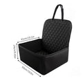 Asiento de coche grande para perros, funda protectora impermeable para asiento trasero, cojín transportador para mascotas, viaje en SUV, camión, vehículo, seguridad, fácil limpieza