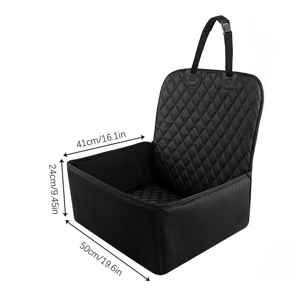 Waterproof Dog Car Seat Cover – Backseat Pet Travel Cushion with Safety Barrier for Dogs & Cats SUV, Truck & Vehicle