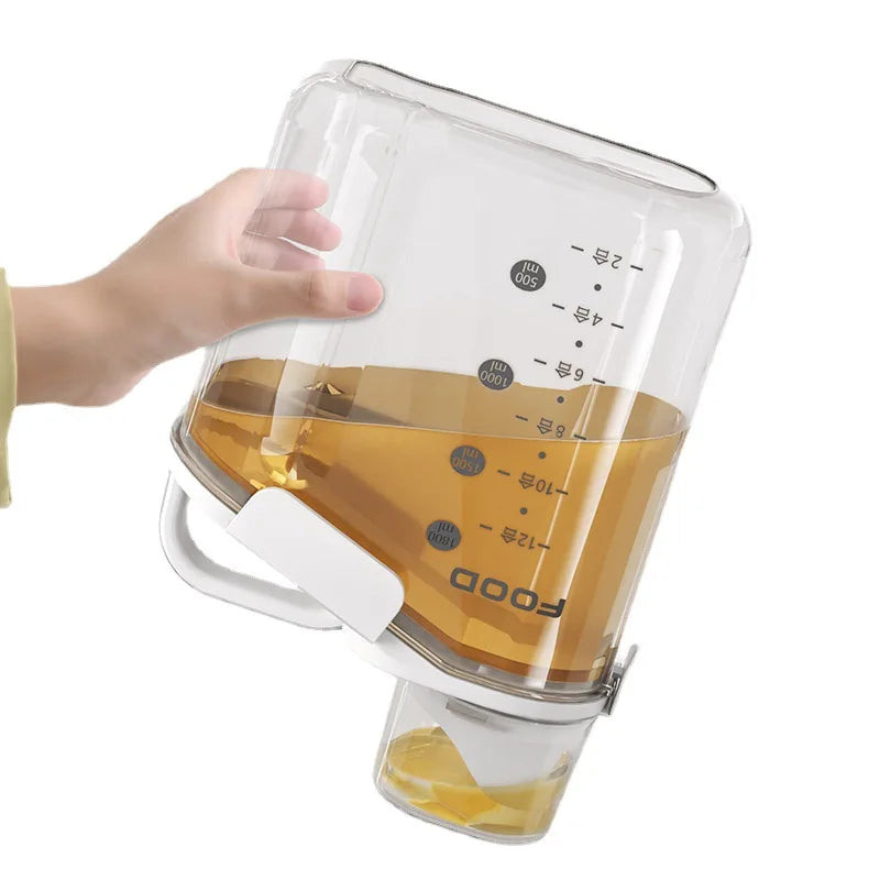 Recipientes herméticos para almacenar alimentos, dispensador de cereales, caja de almacenamiento para cereales, dispensador de arroz, dispensador de granos, organizador de cocina