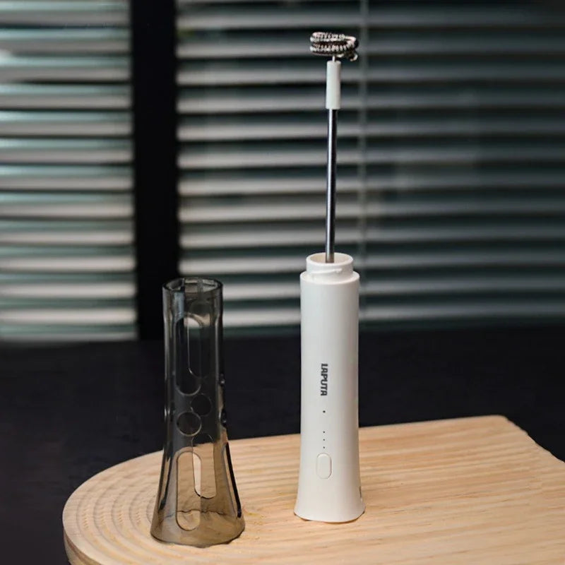 Espumador de Leche Eléctrico Portátil Mini Batidora de Leche de Cocina para Café Máquina de Espuma para Decoración Batidora Licuadora Utensilios para Café