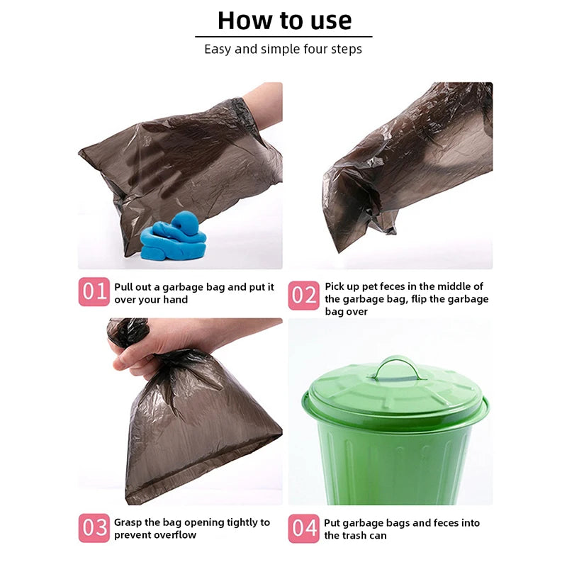 Dog Poop Bag Dispenser – Portable Pet Waste Bag Holder for Easy Cleanup During Walks & Outdoor Activities