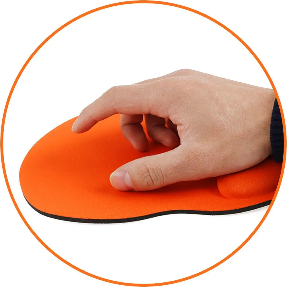 Ergonomic Wrist Support Mouse Pad – Comfortable Memory Foam Wrist Rest for PC, Laptop & Computer Desk Setup