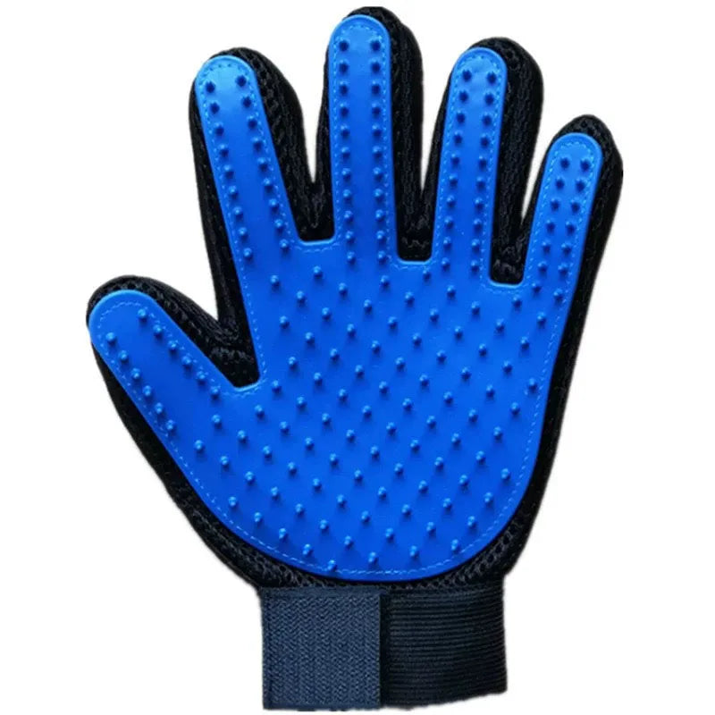 Guante quitapelos para mascotas, peine, guante de limpieza para perros y gatos, para deshedding, cepillo de masaje, suministros para animales, accesorios para gatos