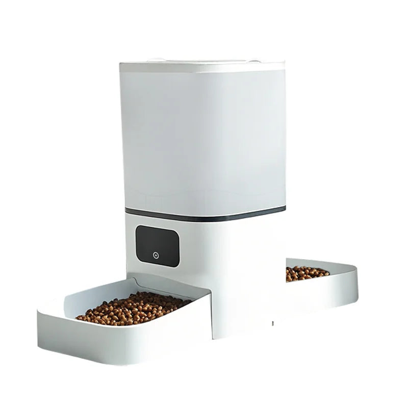 Smart Automatic Pet Feeder 6L – WiFi Tuya Food Dispenser with Timer & Stainless Steel Bowl
