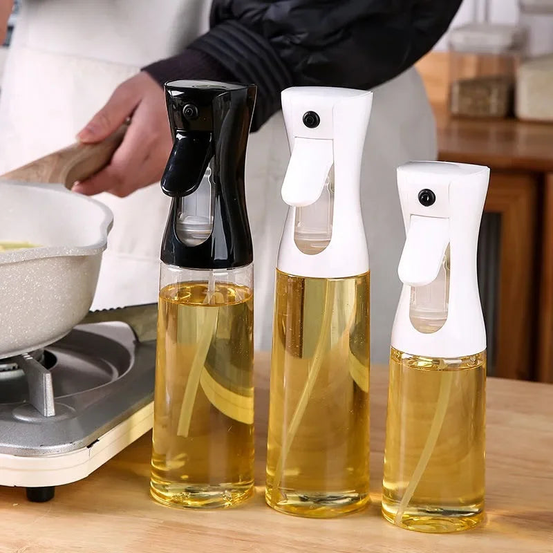 Pulverizador de aceite para cocinar - Botella pulverizadora dispensadora de aceite de oliva - Aceite y vinagre reutilizables aptos para uso alimentario, accesorios de cocina en botella pulverizadora