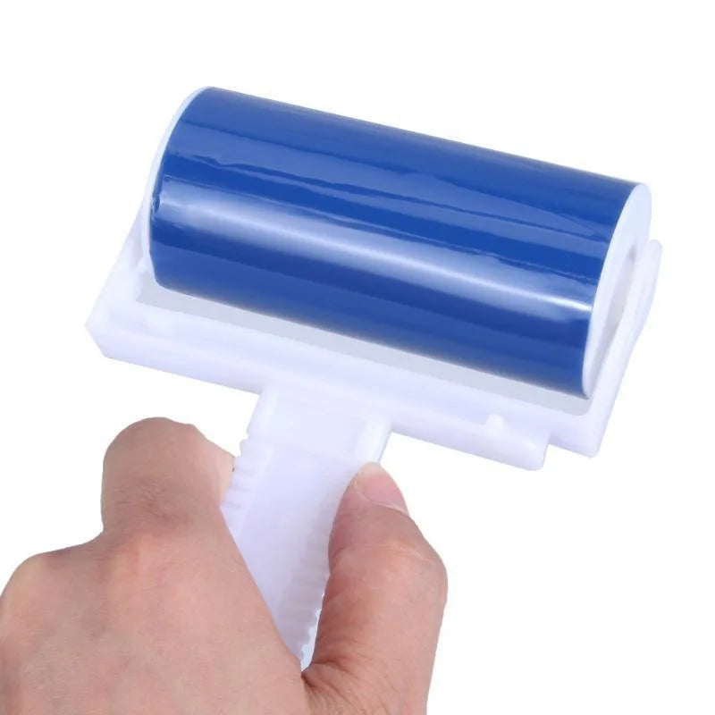 Reusable Pet Hair Lint Roller – Washable Dust Cleaner for Clothes, Carpets, Bedding & Household Surfaces