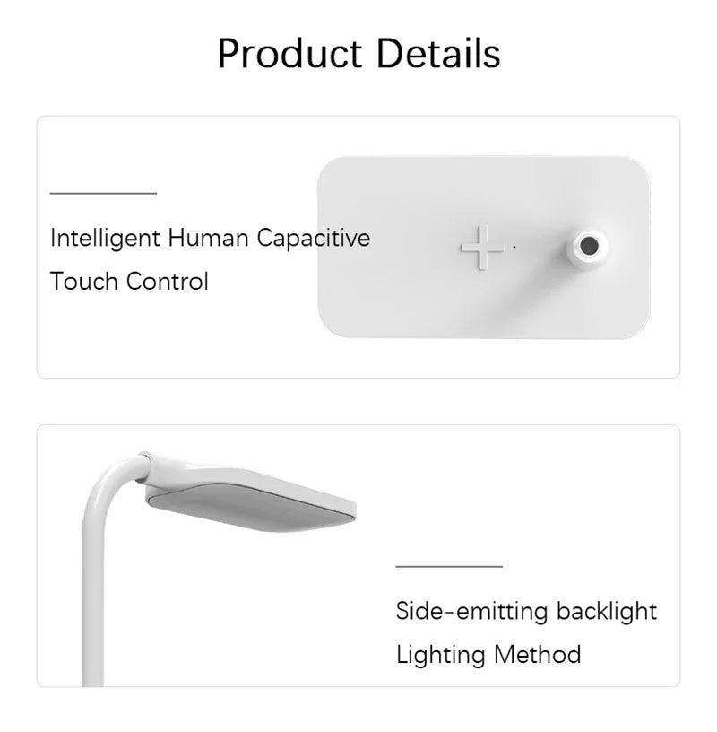 LED Desk Lamp with Wireless Charger & USB Charging Port – Touch Control