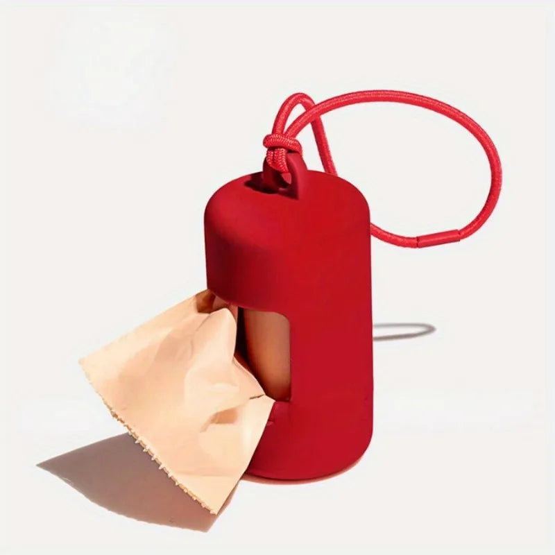 Portable Dog Waste Bag Dispenser – Mini Poop Bag Holder for Leash, Travel & Home Pet Waste Organization