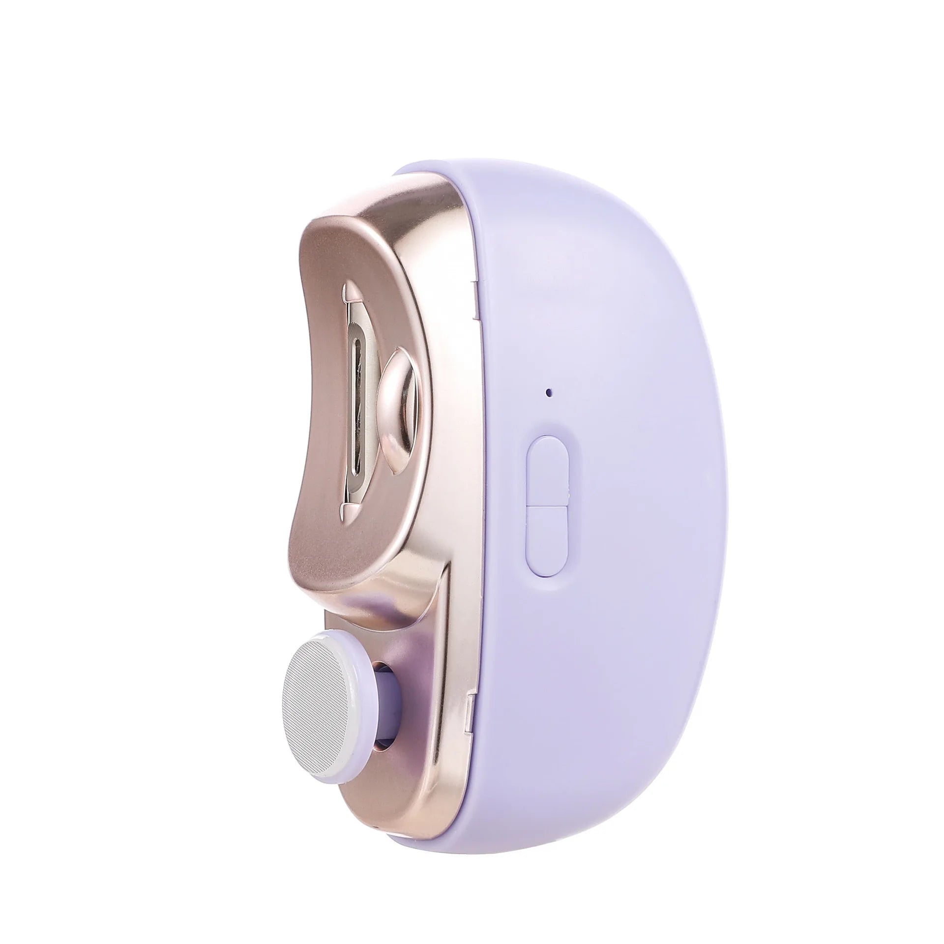 2-in-1 Electric Nail Clipper & Polisher – USB Rechargeable Automatic Nail Grinder with LED Light for Manicure & Nail Care