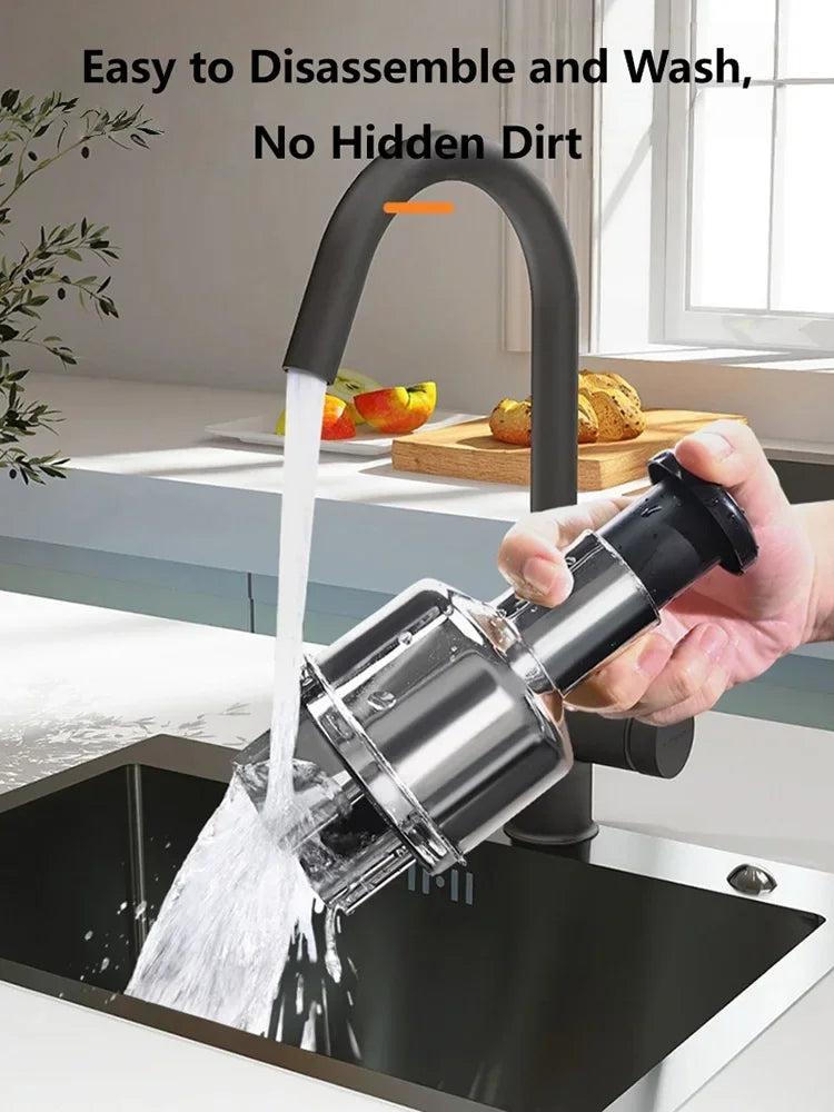 Manual Garlic Press & Mincer – Multi-Function Garlic Crusher & Vegetable Chopper