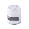 Multi-Purpose Toothbrush Holder with Drain Tray & Storage Organizer