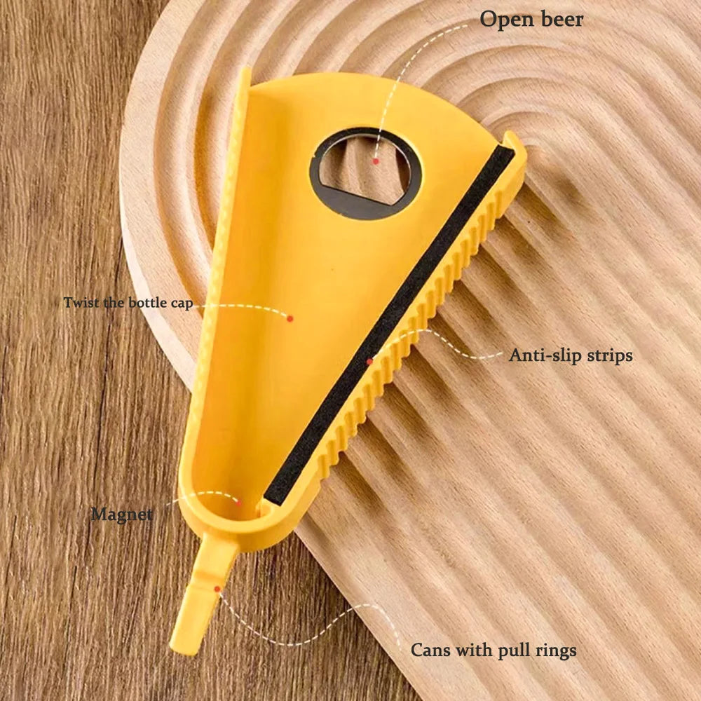 5-in-1 Multifunctional Can & Bottle Opener Tool for Jars, Caps and Kitchen Use