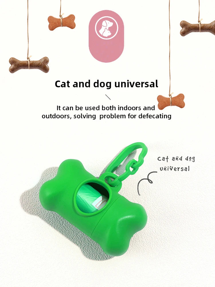 Dog Poop Bag Dispenser – Portable Pet Waste Bag Holder for Easy Cleanup During Walks & Outdoor Activities